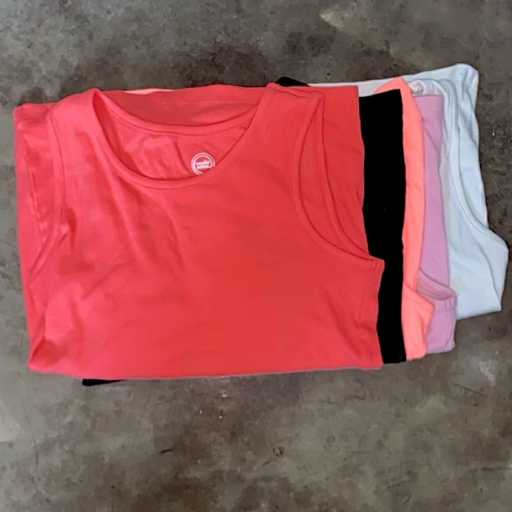 5 Colorful WonderNation Tang tops